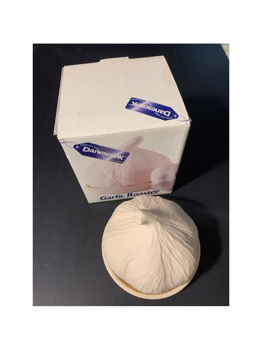 Danescook Garlic Roaster Ceramic Off-White Kitchenware